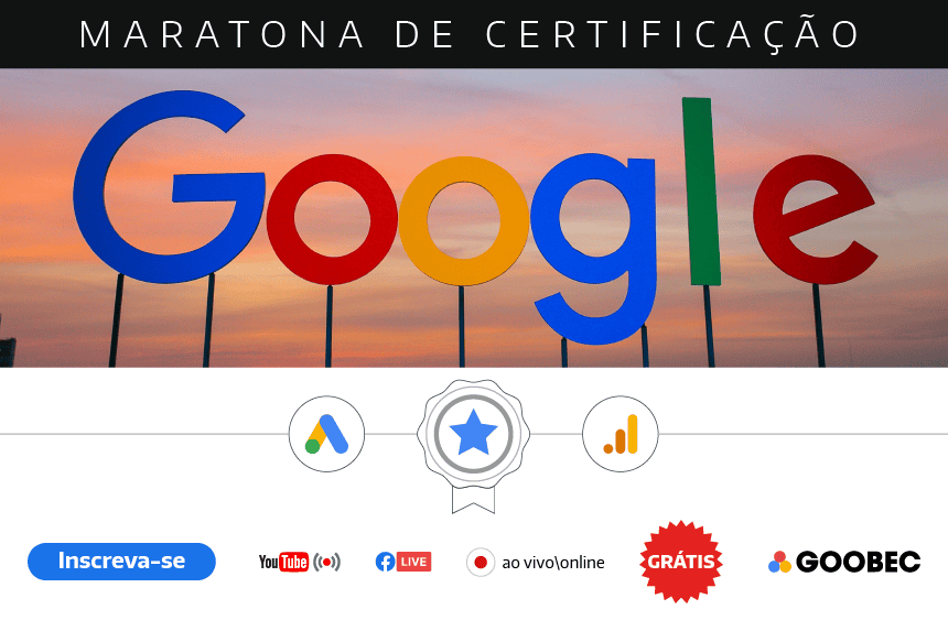 Grátis Maratona Google de Certificação Google em Janeiro