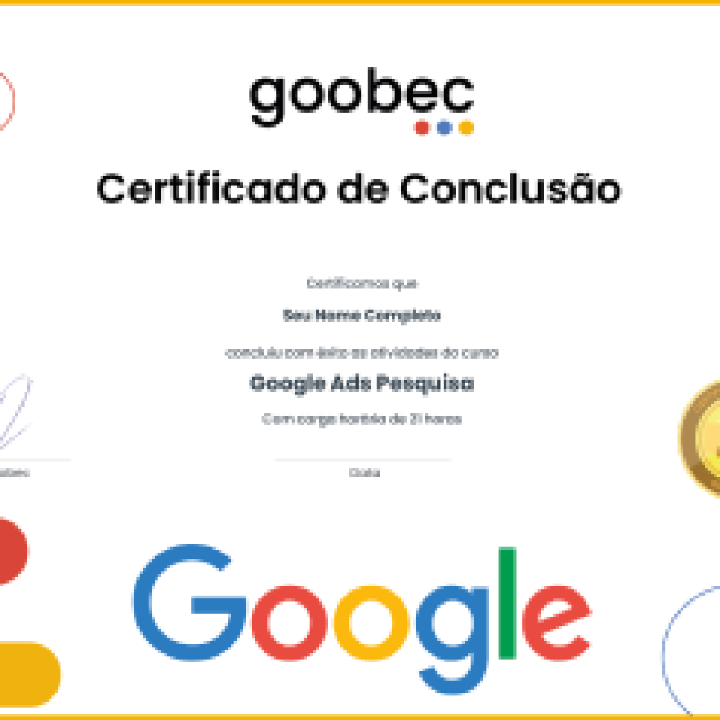 Certificado Goobec